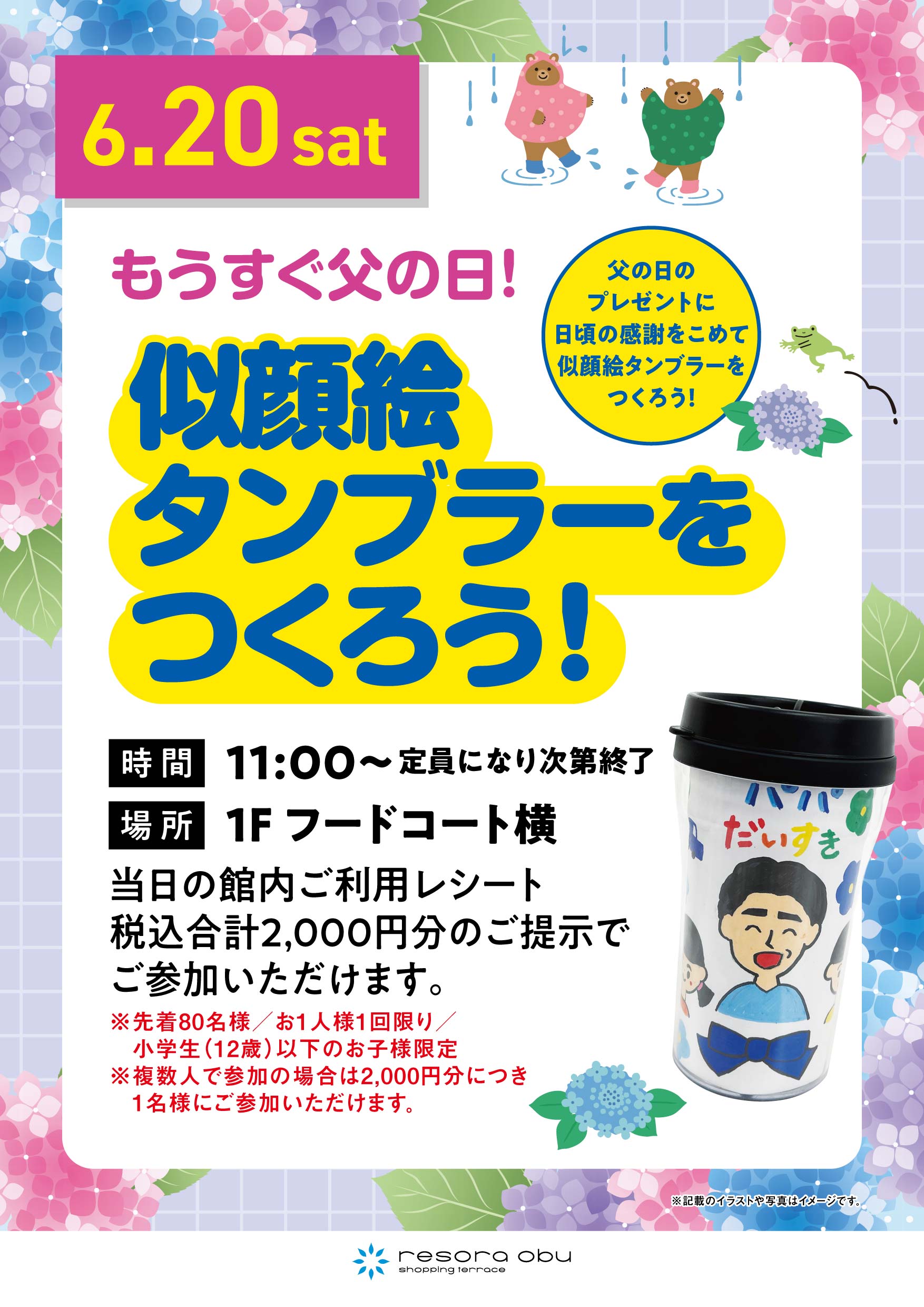 似顔絵タンブラーをつくろう！